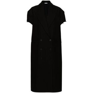 Niccolò Pasqualetti Black Coats - Double Breasted & Peacoats Women